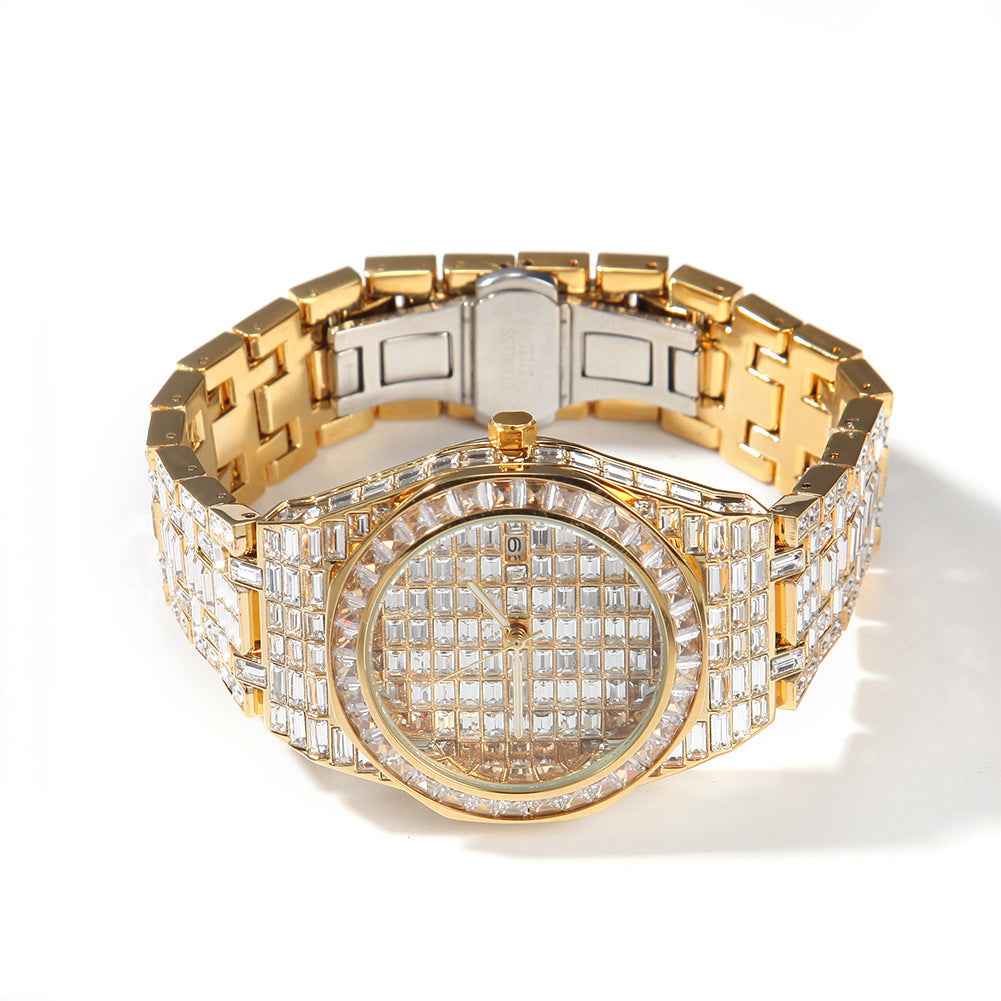 Men's Hip Hop Sports Watch - Quartz Casual Round Design